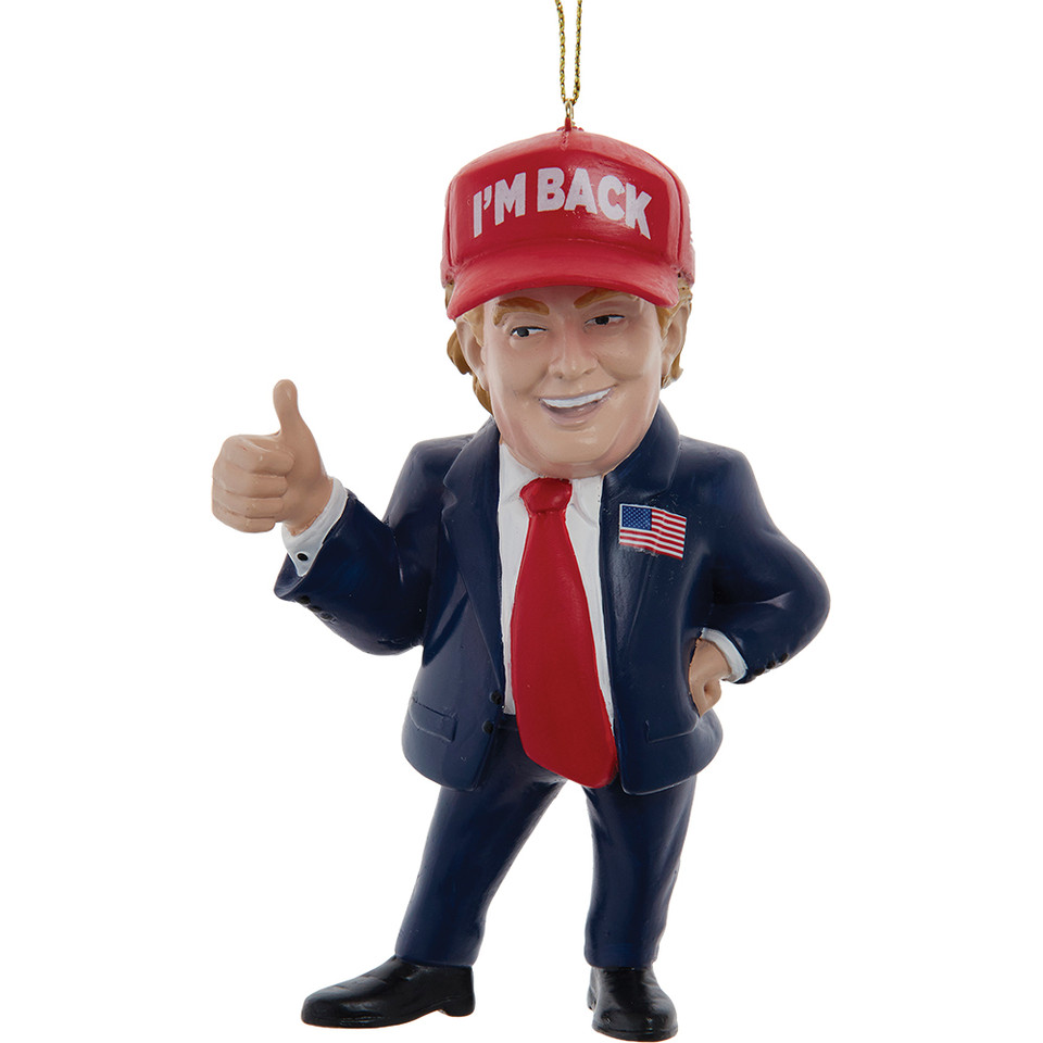 Trump I'm Back Ornament Kurt Adler (E1055) Main Image