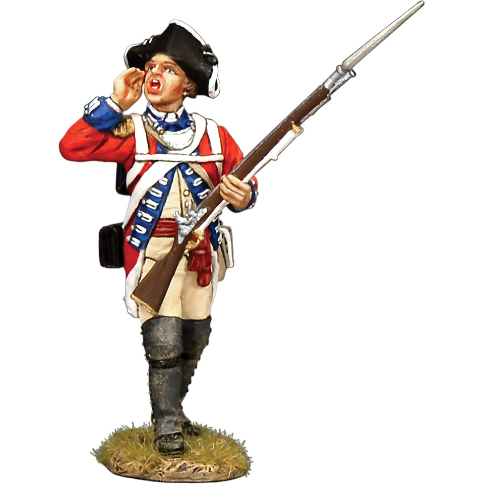 Shouting Redcoat Officer 1/30 Figure Main Image