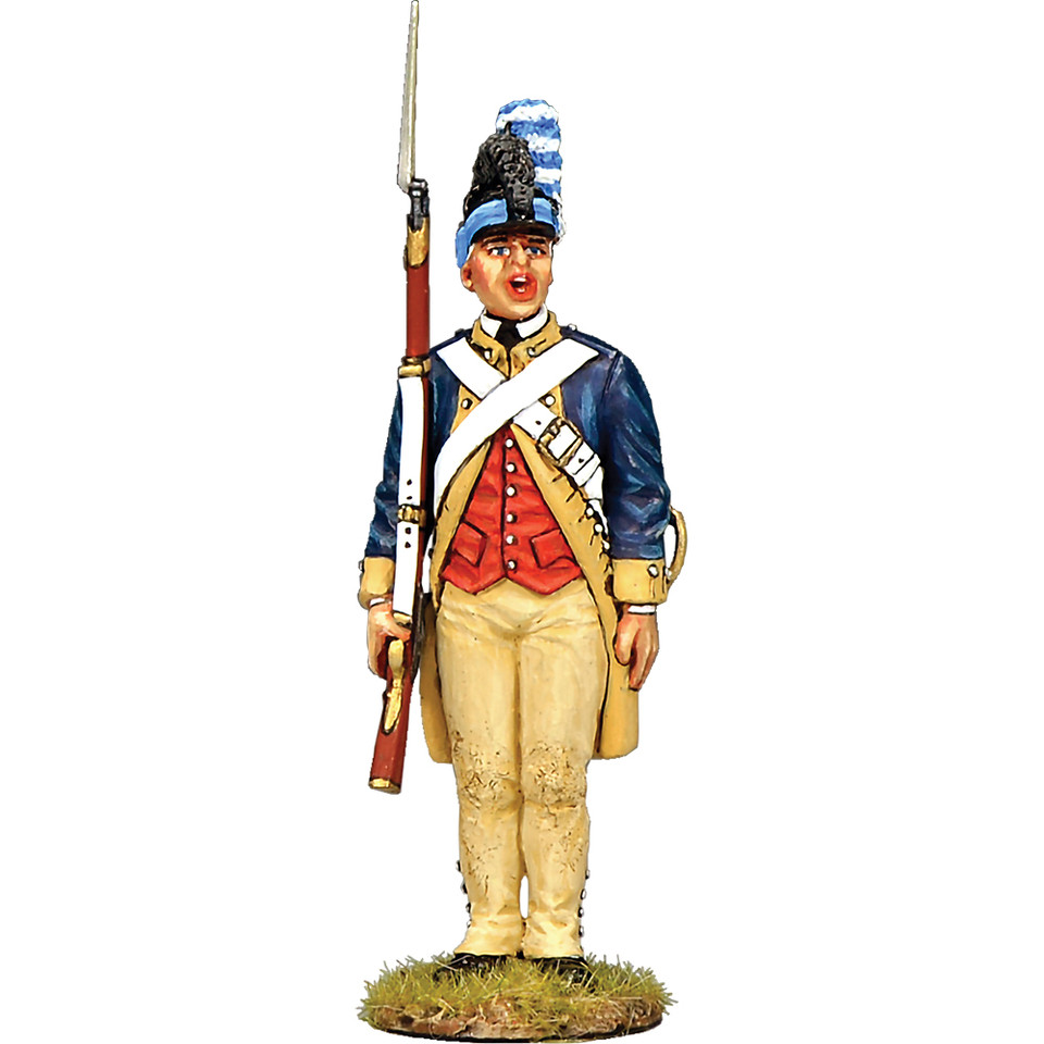 Washington's Guard Co. Standing Shouting Orders 1/30 Figure K&C (AR081) Main Image