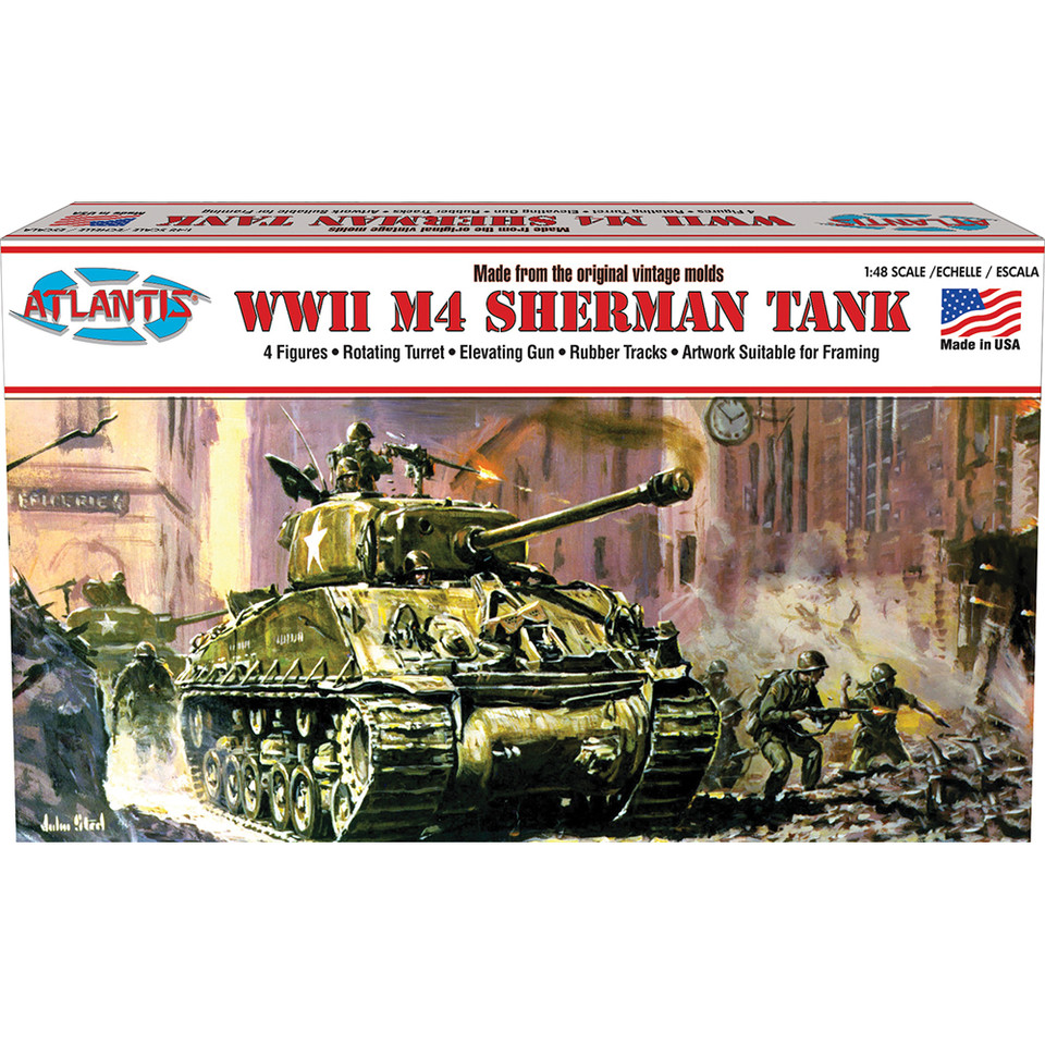 M4 Sherman Tank 1/48 Kit Main Image