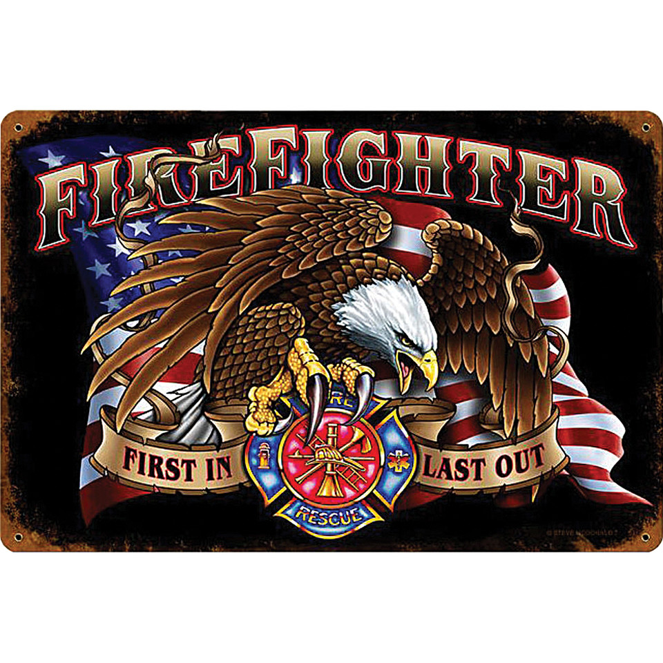 Fire Fighter Eagle Sign SM184 Main Image
