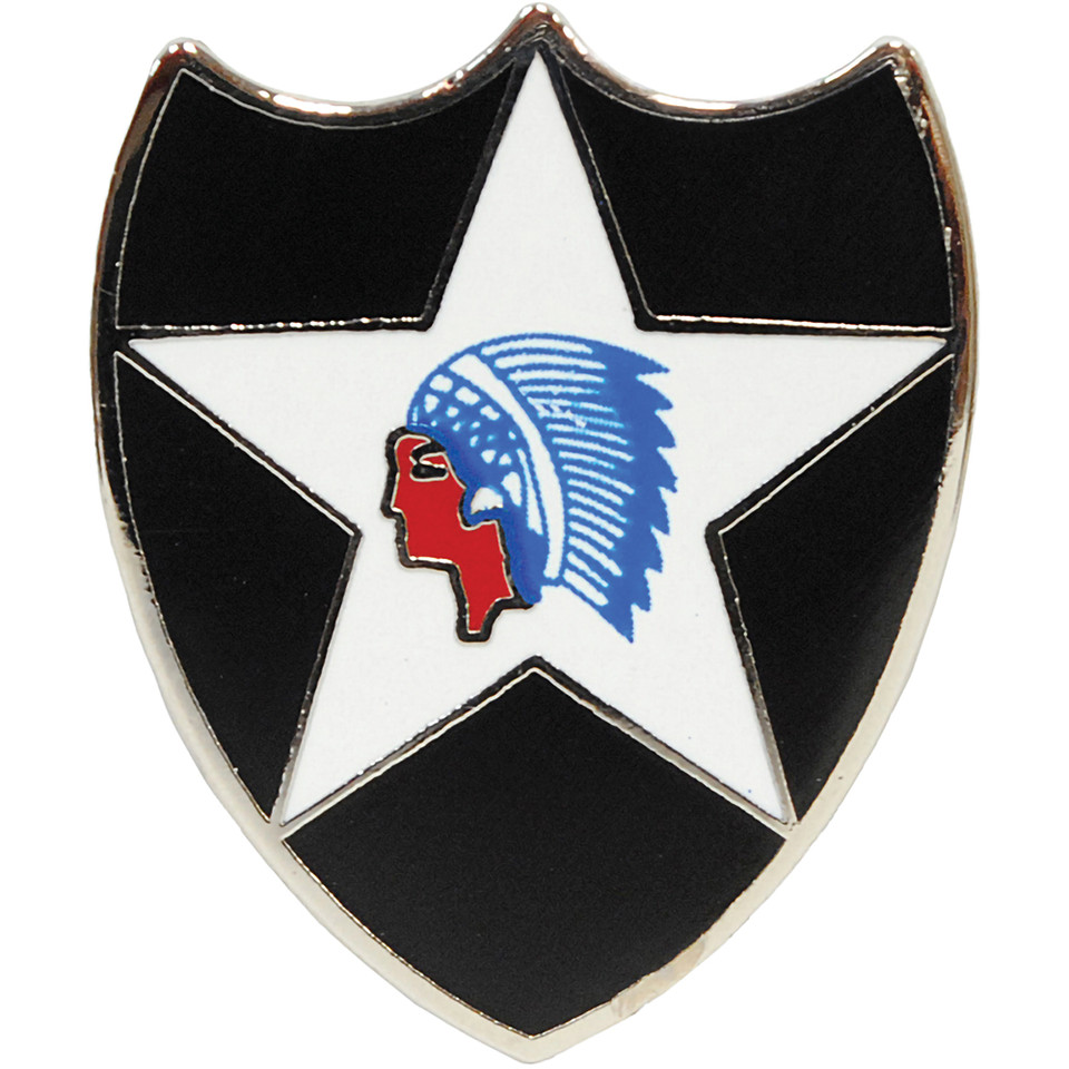 2nd Div Lapel Pin Eagle Emblems (P14854) Main Image