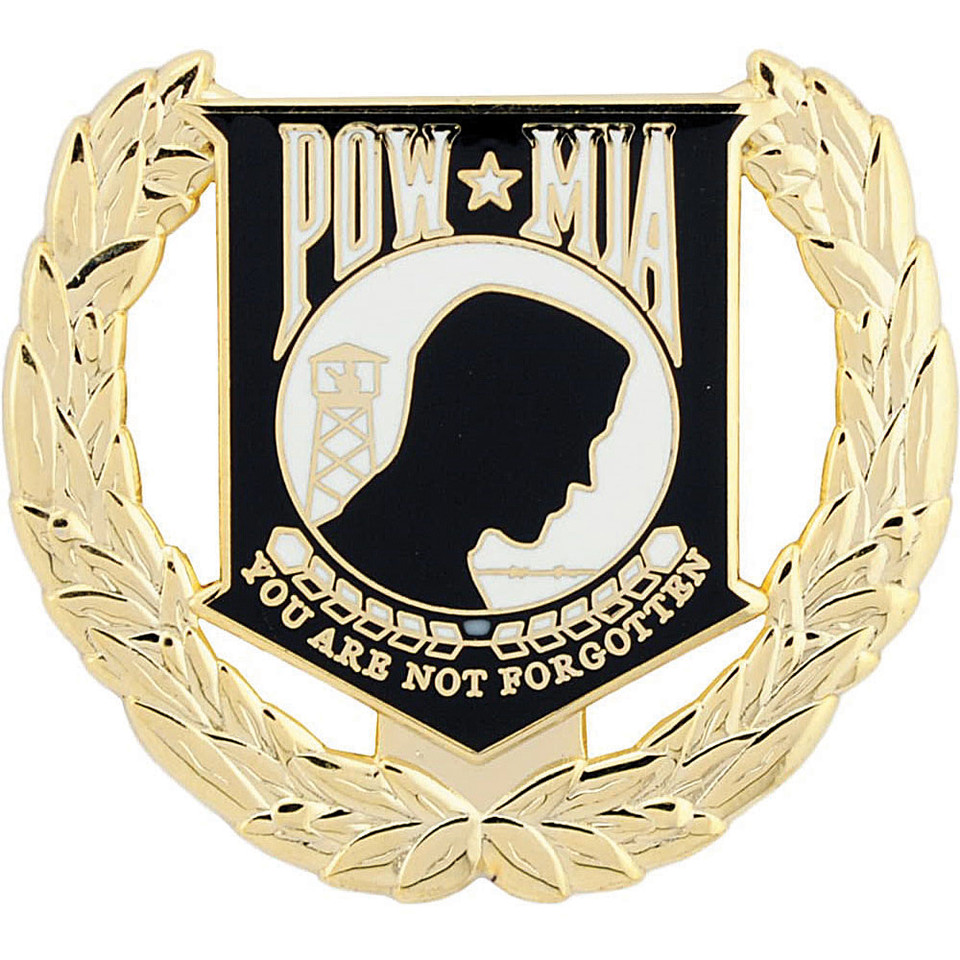 POW Wreath Lapel Pin Eagle Emblems (P16210) Main Image
