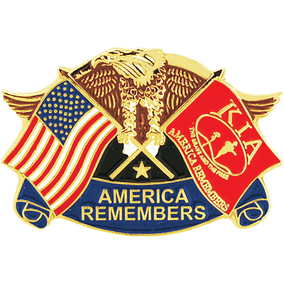 USA/KIA Lapel Pin Eagle Emblems (P12600) Main Image