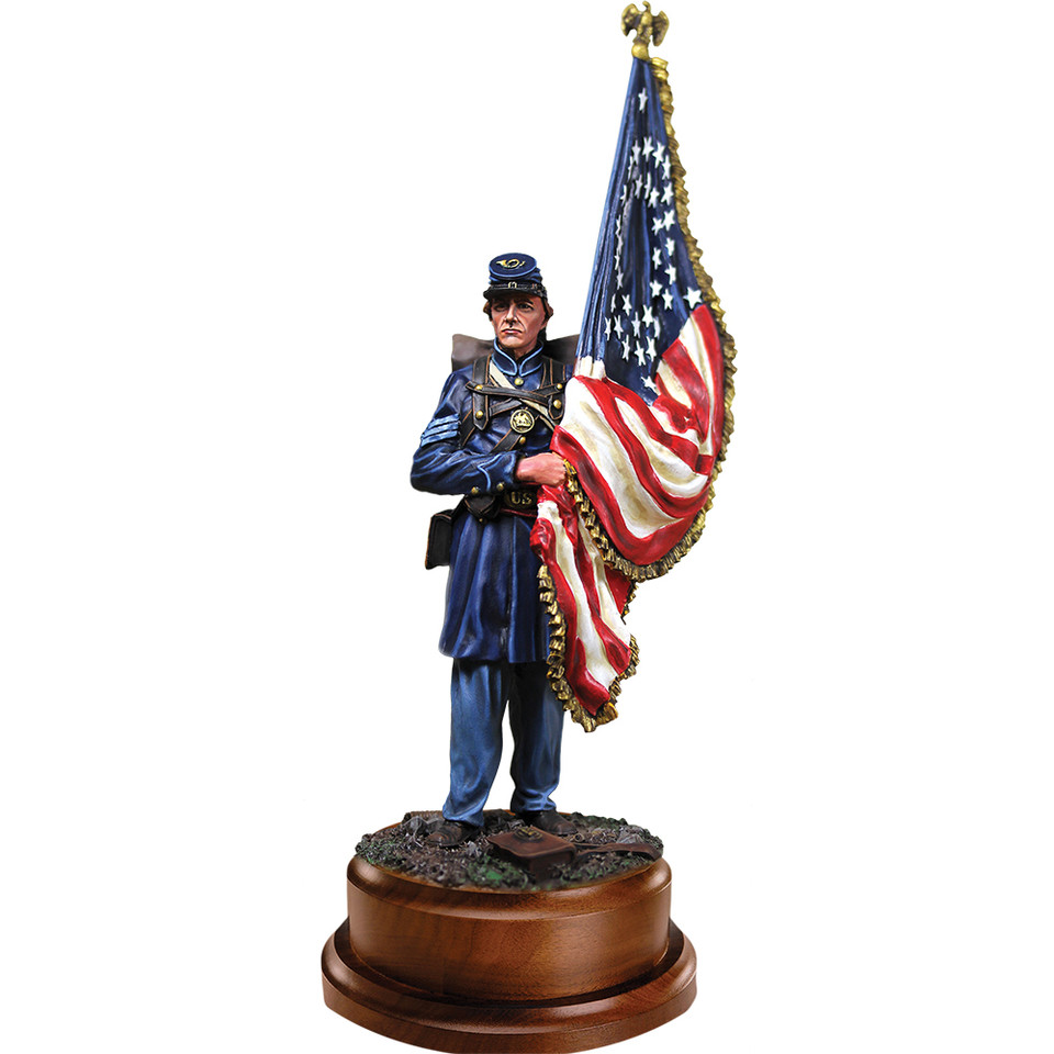Union Flagbearer 7.25 Statue Collectors Showcase (CS16007) Main Image