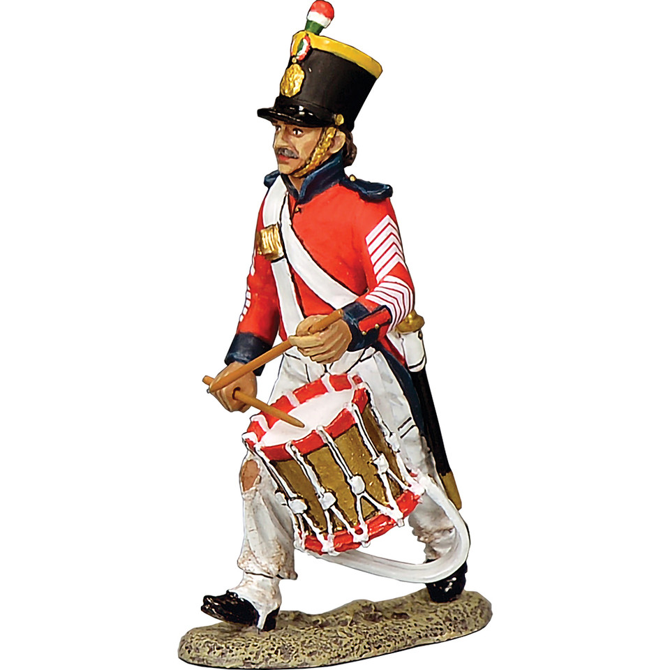 Santa Anna's Soldier Drummer Advancing 1/30 Figure K&C (RTA139) Main Image