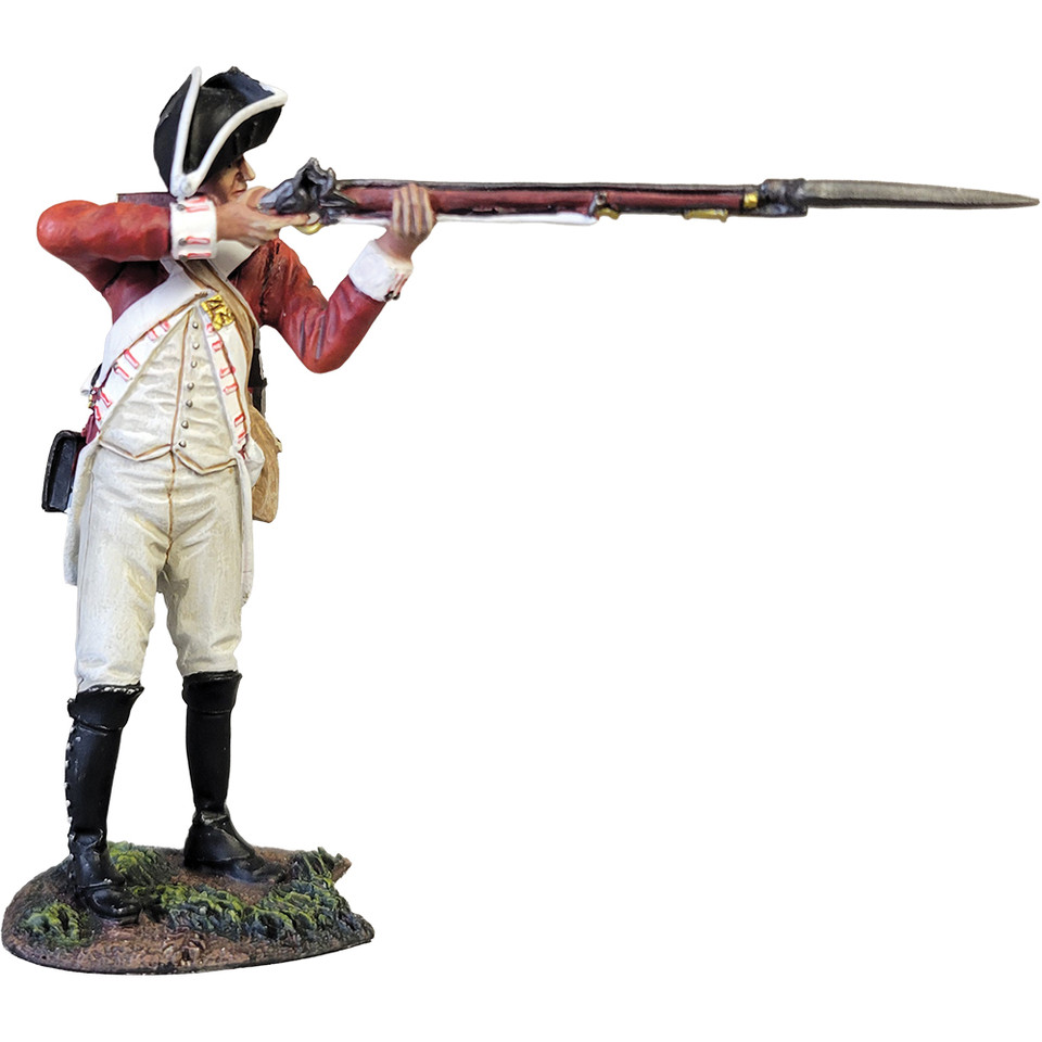 43rd Regiment Standing Firing 1/30 Figure - 1780 WILLIAM BRITAIN  (16217) Main Image
