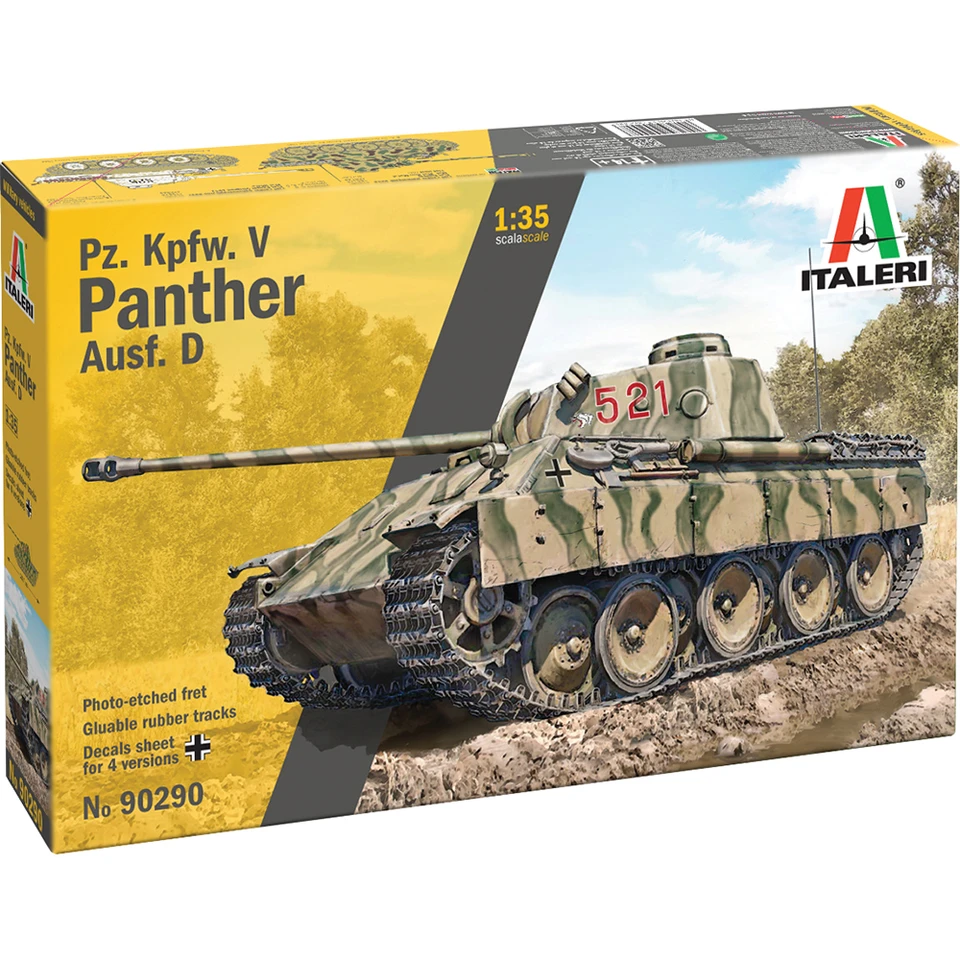 Pz.Kpfw.V Panther Ausf. D 1/35 Kit Italeri (90290) Main Image