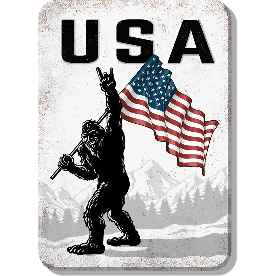 Squatch USA Magnet Desperate Enterprises (M2677) Main Image