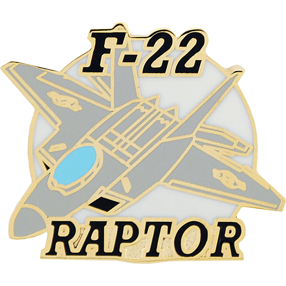 F-22 Lapel Pin Eagle Emblems (P62504) Main Image