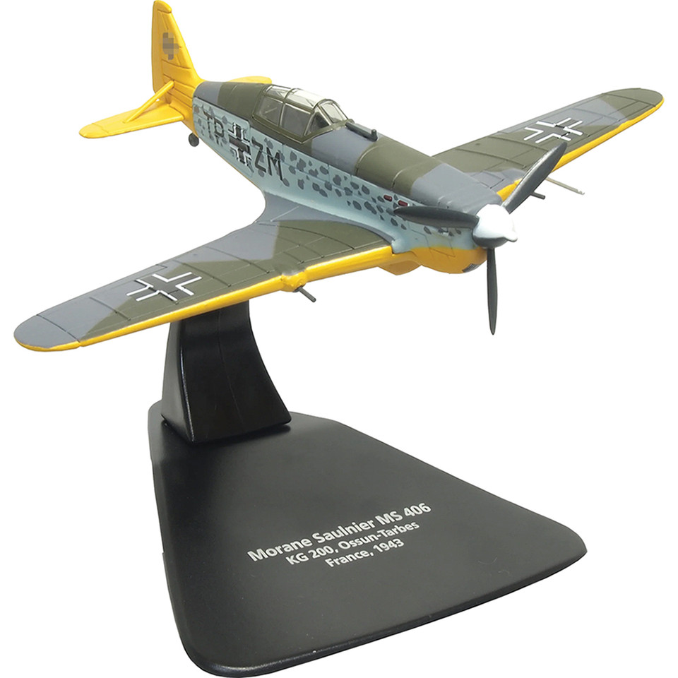 Morane-Saulnier MS.406 1/72 Die Cast Model OXFORD MODELS (AC116) Main Image