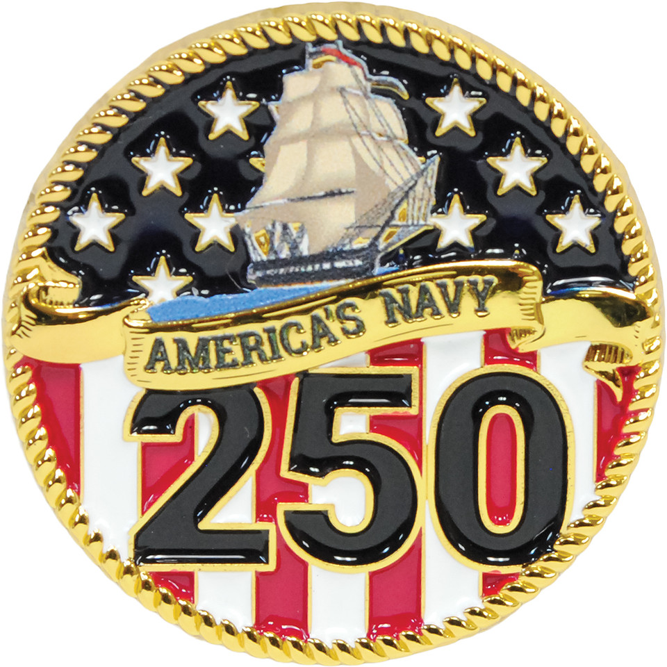 USA 250 - Navy Lapel Pin Eagle Emblems (P61671) Main Image
