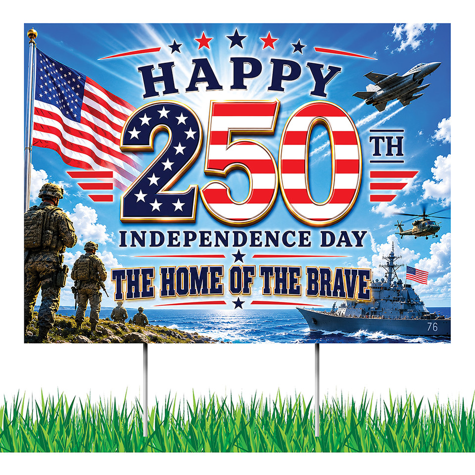 Home of the Brave Yard Sign Aahs Enterprises (474662) Main Image
