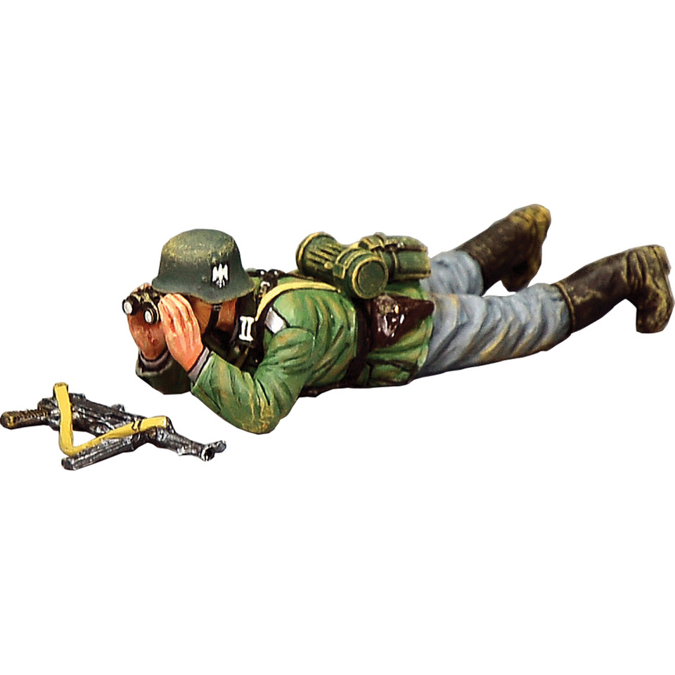 Lying Prone Wehrmacht Officer 1/30 Figure K&C (WH127) Main Image