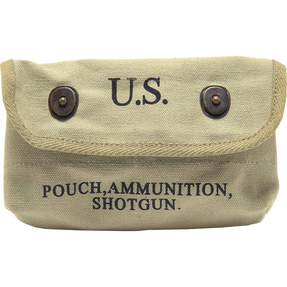 Canvas Shotgun Shell Ammunition Pouch World War Supply (224LTOD) Main Image