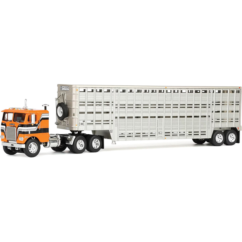 Freightliner® COE & 45' Wilson® Vintage Livestock Trailer Main Image