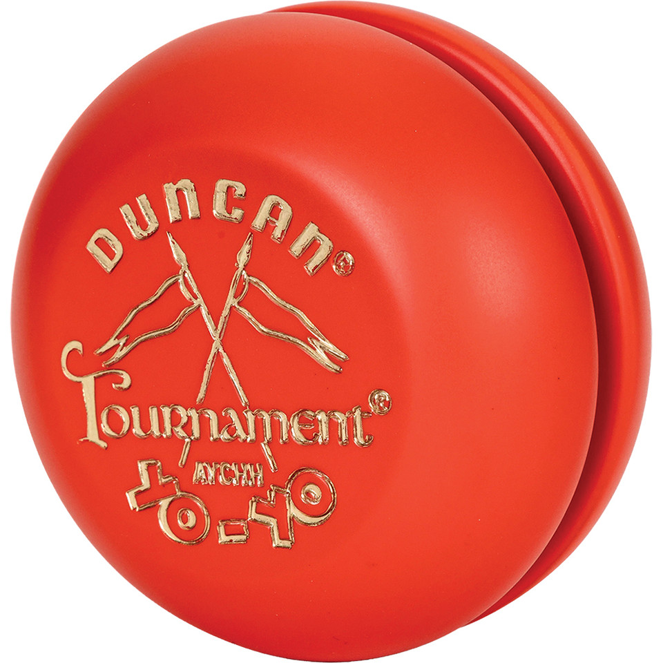 Duncan Classic Cross Flags Wood Yo-Yo - Red Main Image