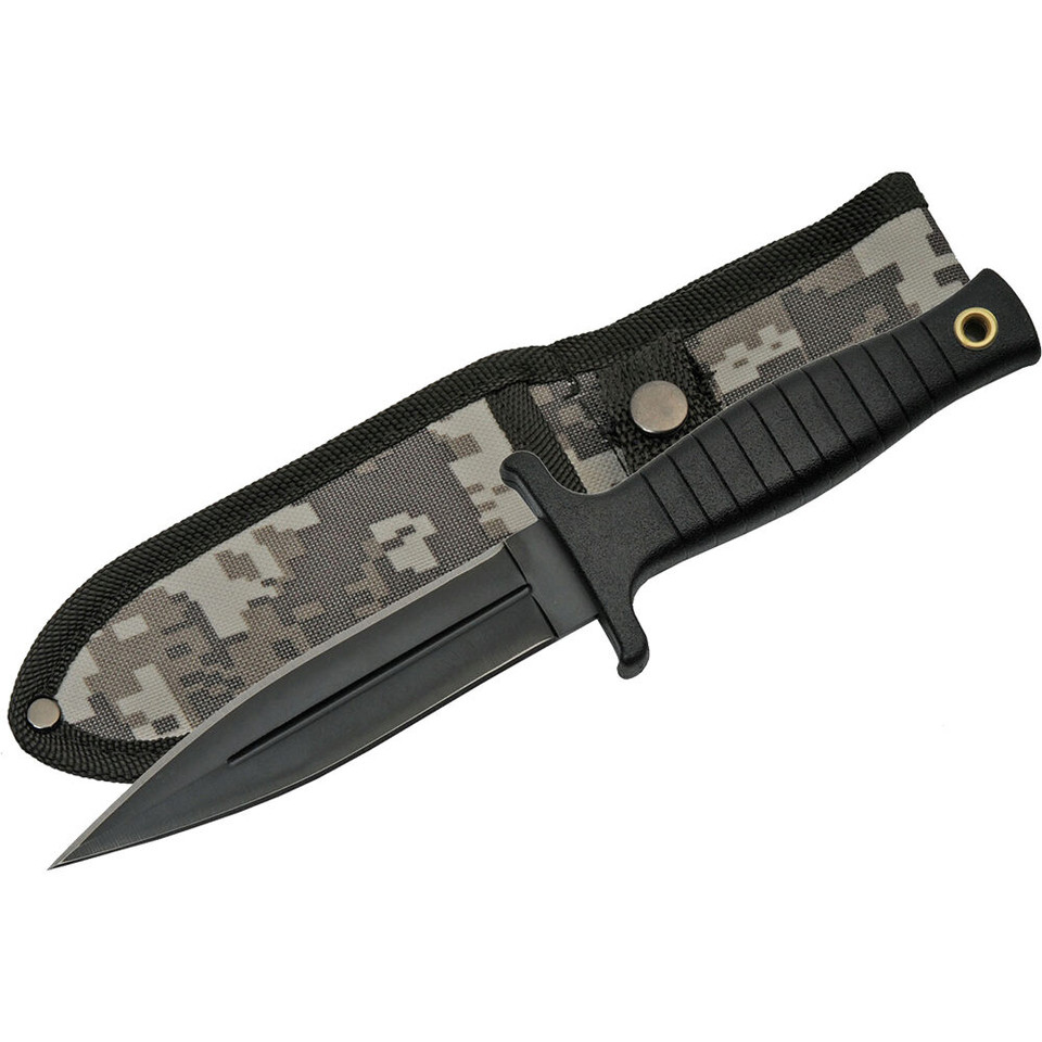 Combat Knife with Camo Sheath   SZCO (211459-CM) Main Image