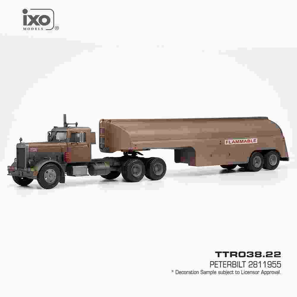 1955 Peterbilt 281 with Tank Trailer - Rust Main Image