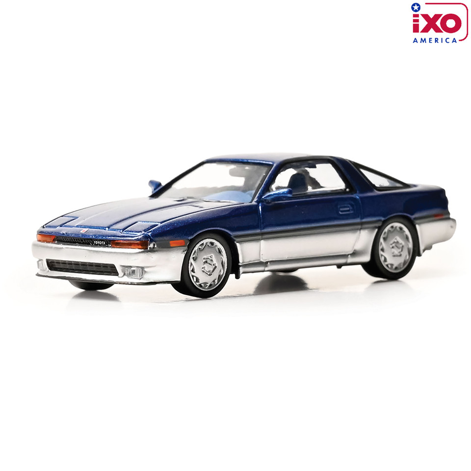 1987 Toyota Supra (A70) - Dark Blue Metallic / Silver Main Image