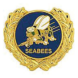 Seabees Wreath Pin Main Image