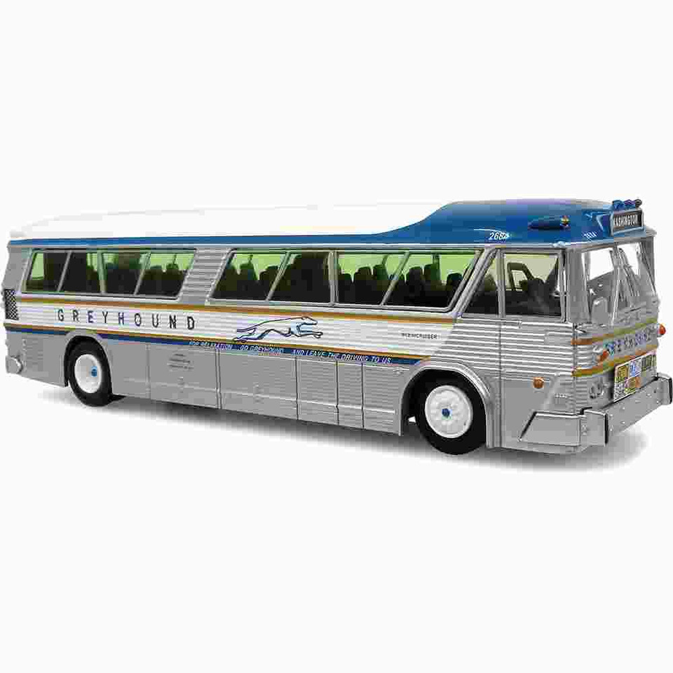 1964 MCI MC-5A Coach: Greyhound Gold Stripe 50th Anniversary Main Image
