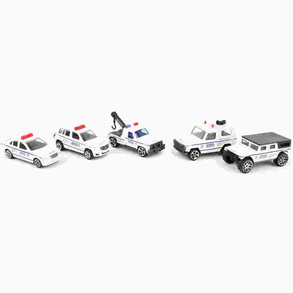 NYPD 5 Car Diecast Vehicle Set Main Image