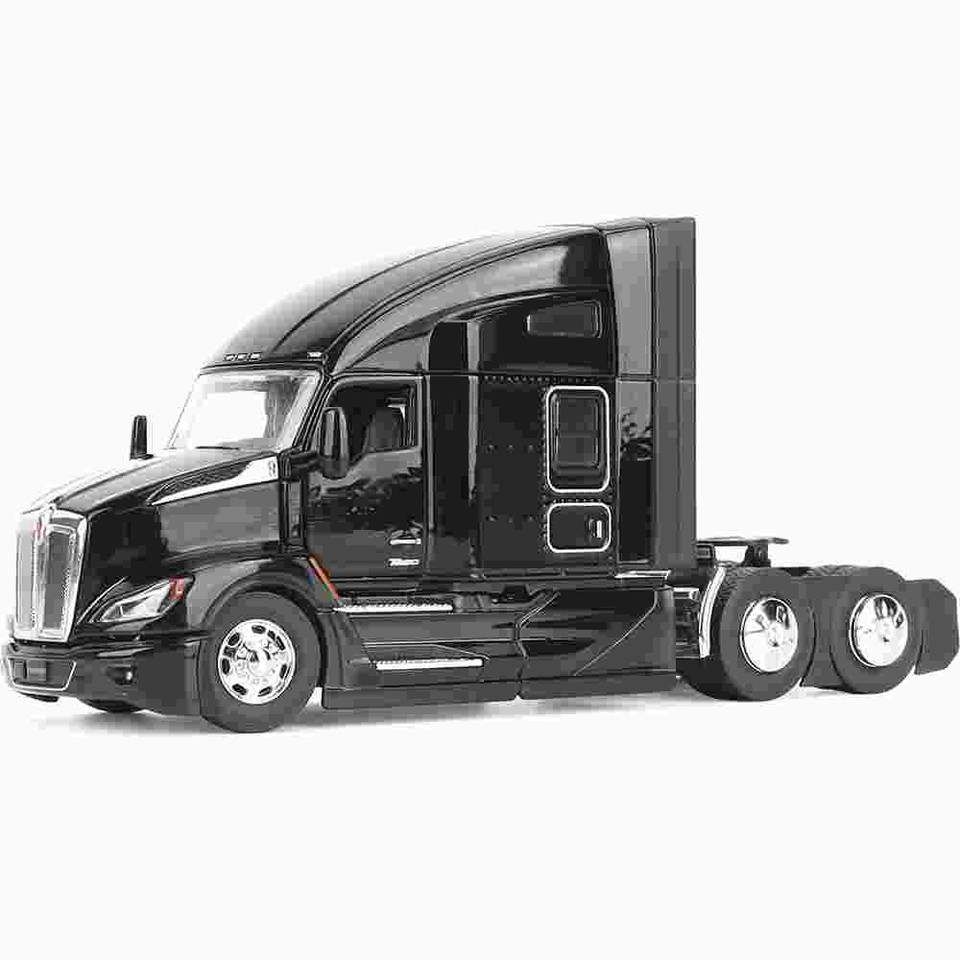 Kenworth T680 76in High Roof Sleeper Cab Tandem Tractor - Black Main Image