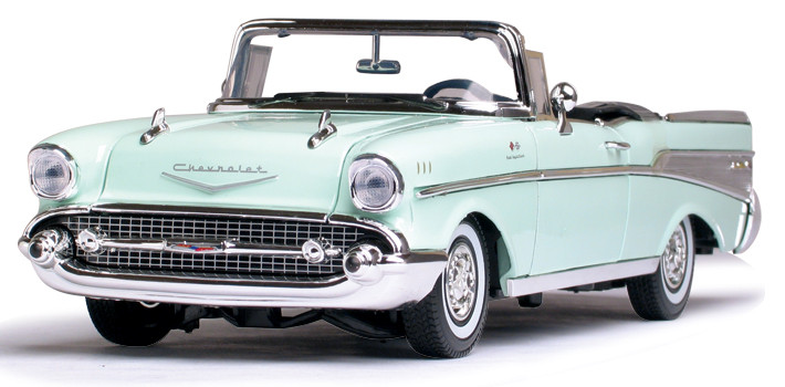 1957 Chevy Bel Air Convertible - Mist Green Main Image