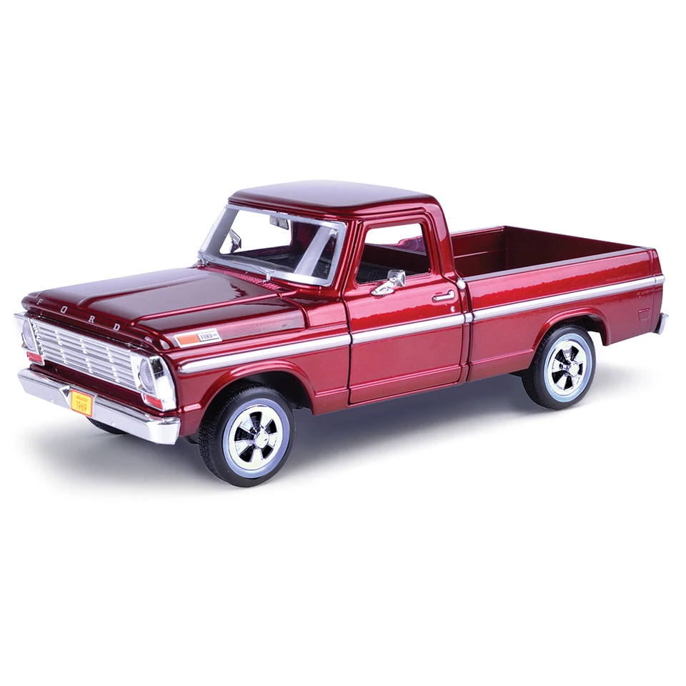 1969 Ford F-100 Pickup - burgundy Main Image