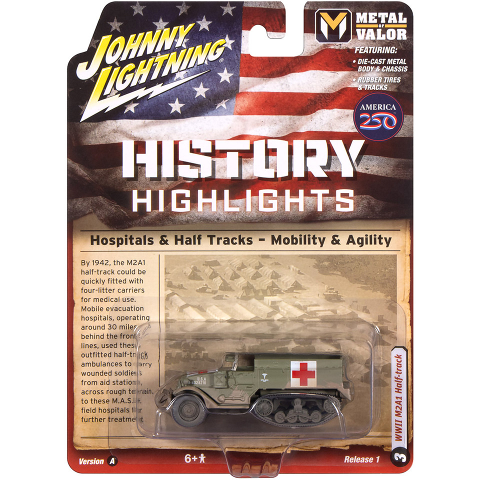 M2A1 Half Track Evac Ambulance - Olive Drab Main Image