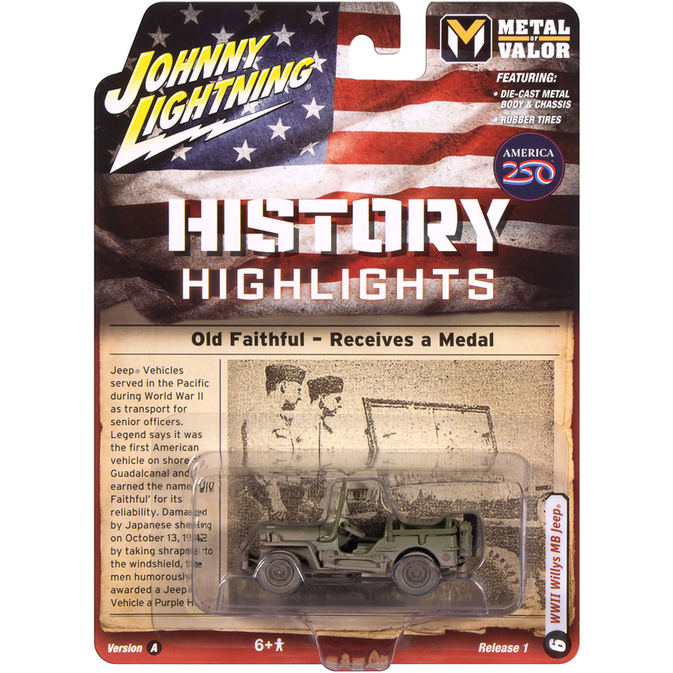 WWII Willys MB Jeep Old Faithful - Olive Drab Battleworn Main Image