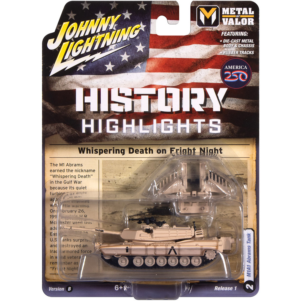 M1A1 Abrams Tank Whispering Death on Fright Night - Desert Tan Dirty Main Image