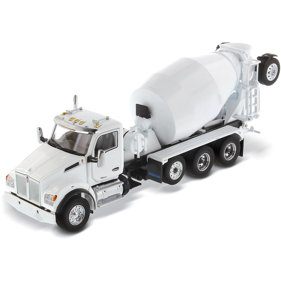 Kenworth T880S SBFA Tandem Mixer with Pusher & Tag Axles & McNeilus BridgeMaster Mixer Main Image