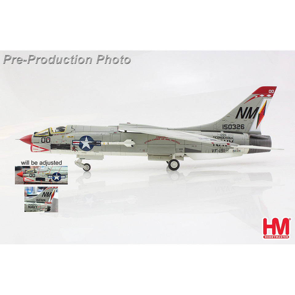 F-8E Crusader 1/72 Die Cast Model Main Image