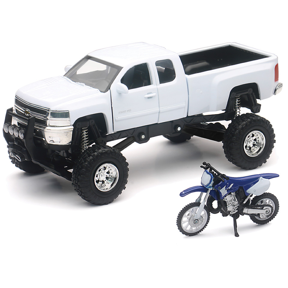 Chevrolet Silverado Off Road Pick Up W/ Yamaha Dirt Bik Main Image