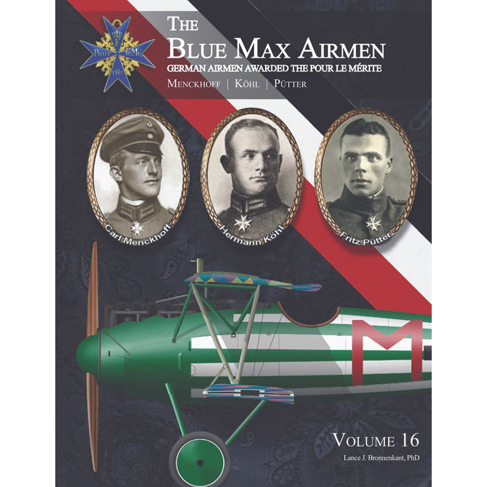 Blue Max Airmen Vol. 16 Menckhoff, Köhl and Pütter Main Image