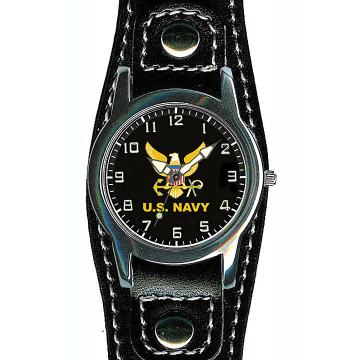 Chrome-Case Frontier Watch- Navy Main Image