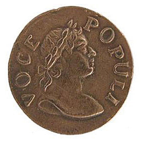 1760 Voce Populi Farthing Replica Coin Main Image