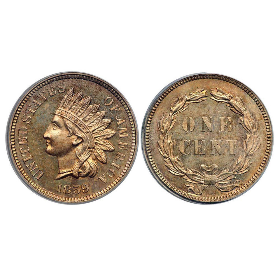 1859-1909 Indian Head One-Cent Piece Main Image