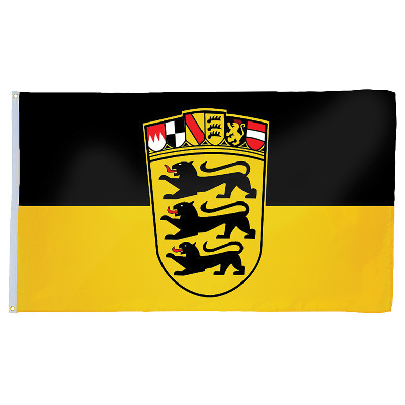 Baden Wurttemberg with Coat of Arms Flag Main Image