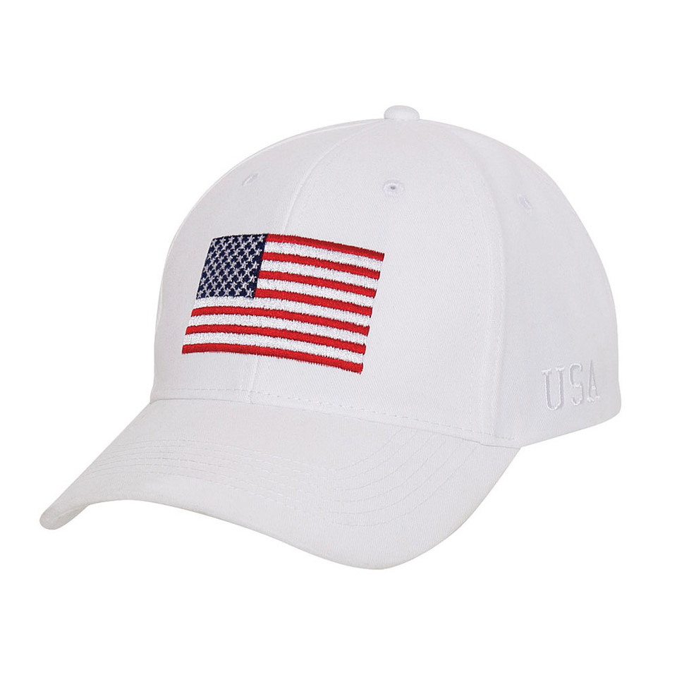American Flag Cap - White Main Image