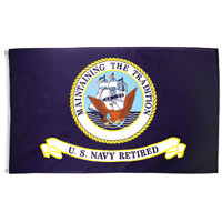 U.S. Navy Retired Flag Main Image