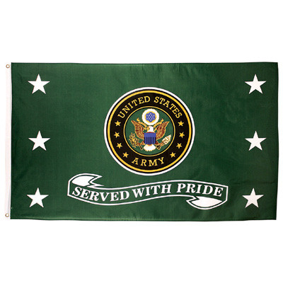 Army "Served with Pride" Flag Main Image