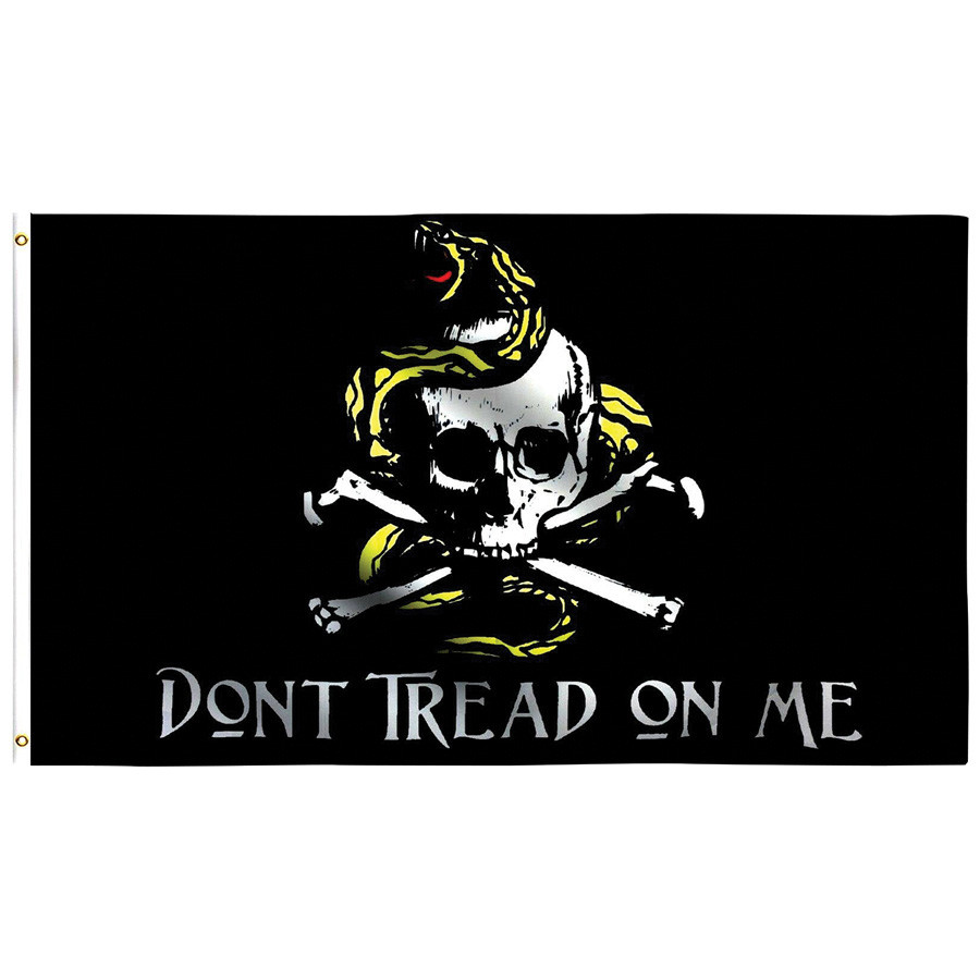 Don't Tread on Me Pirate Flag Main Image