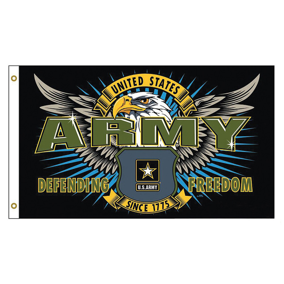 Mission First "Defending Freedom" Flag- Army Main Image