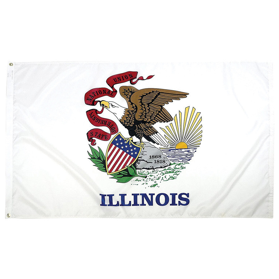 Illinois State Flag Main Image
