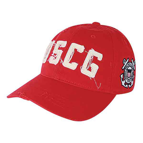 Embroidered Letter Cap - Coast Guard Main Image