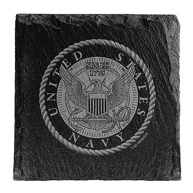 U.S. Navy Slate Coaster - Set of 4 Main Image
