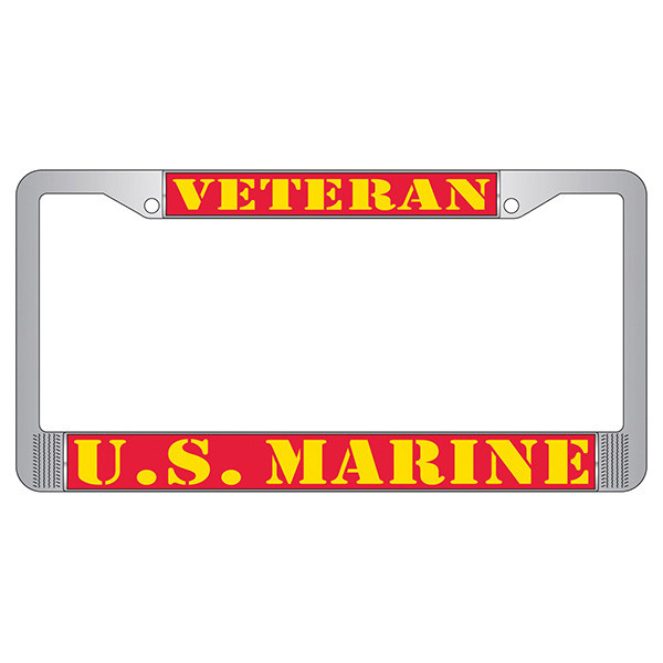 U.S. Marine Veteran License Frame Main Image